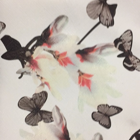 NWOT Vegan Leather Butterfly Purse Crossbody - Picture 5 of 7